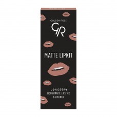 Golden Rose Matte Lip Kit Warm Nude